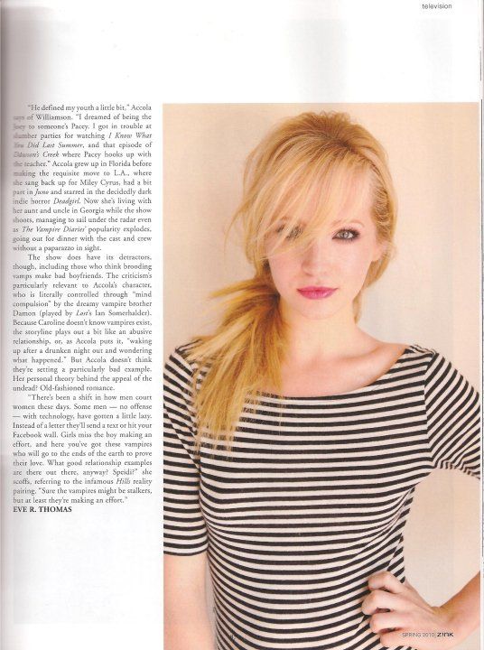Candice Accola - Z!nk Magazine Spring 2010