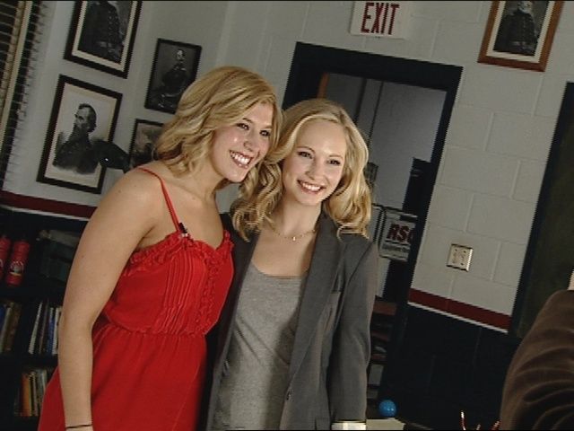 candice accola. with Candice Accola and