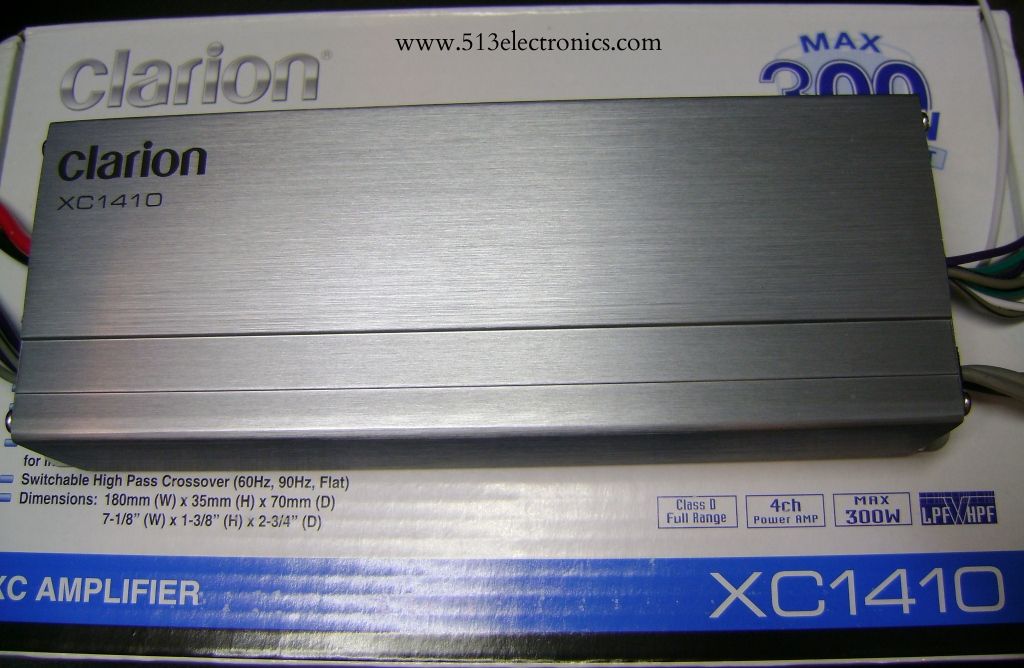 Clarion XC1410 mini 4 channel Amp - Car Audio Classifieds!