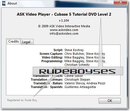 ASK Video Cubase 5 Tutorial Level 2 DVDR RBS preview 2