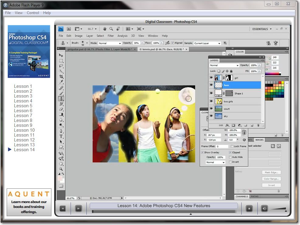 Adobe Photoshop CS4 Digital Classroom [DiGiTAL EDiTiON][RBS] preview 3