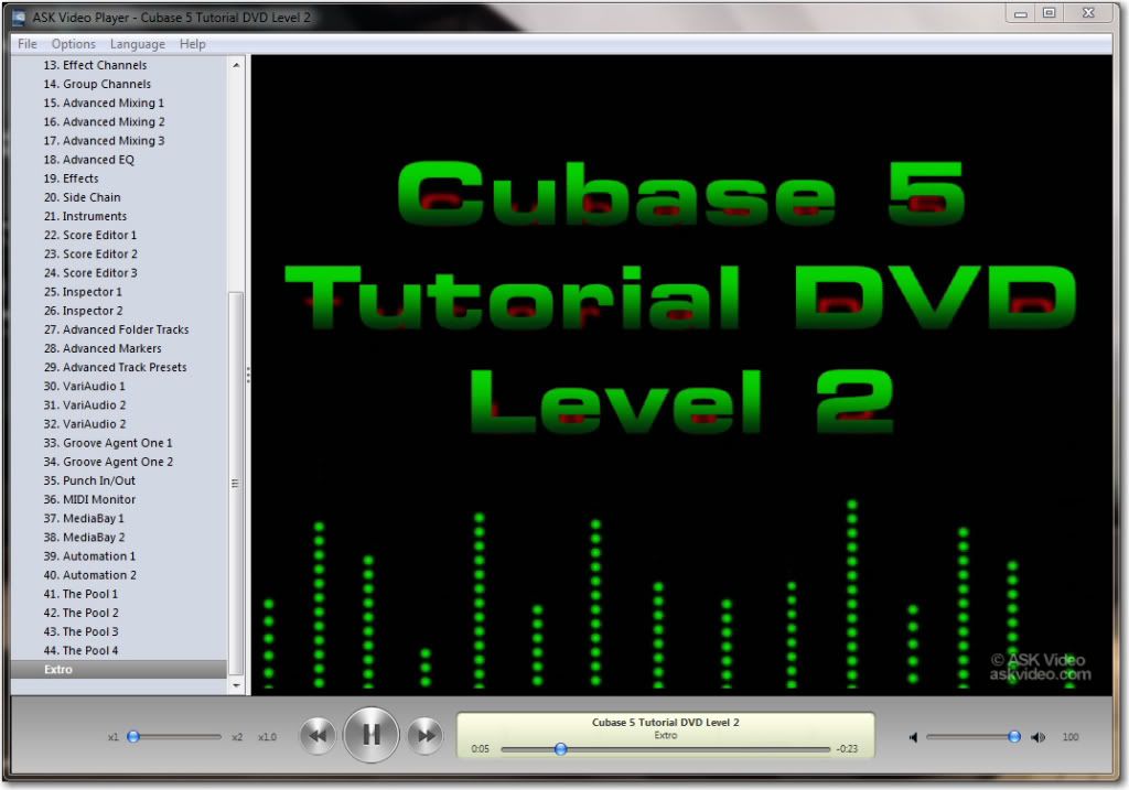 ASK Video Cubase 5 Tutorial Level 2 DVDR RBS preview 8
