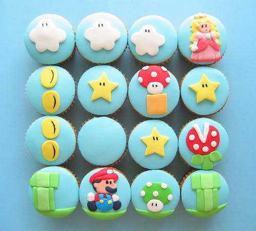 mario cupcake Pictures, Images and Photos
