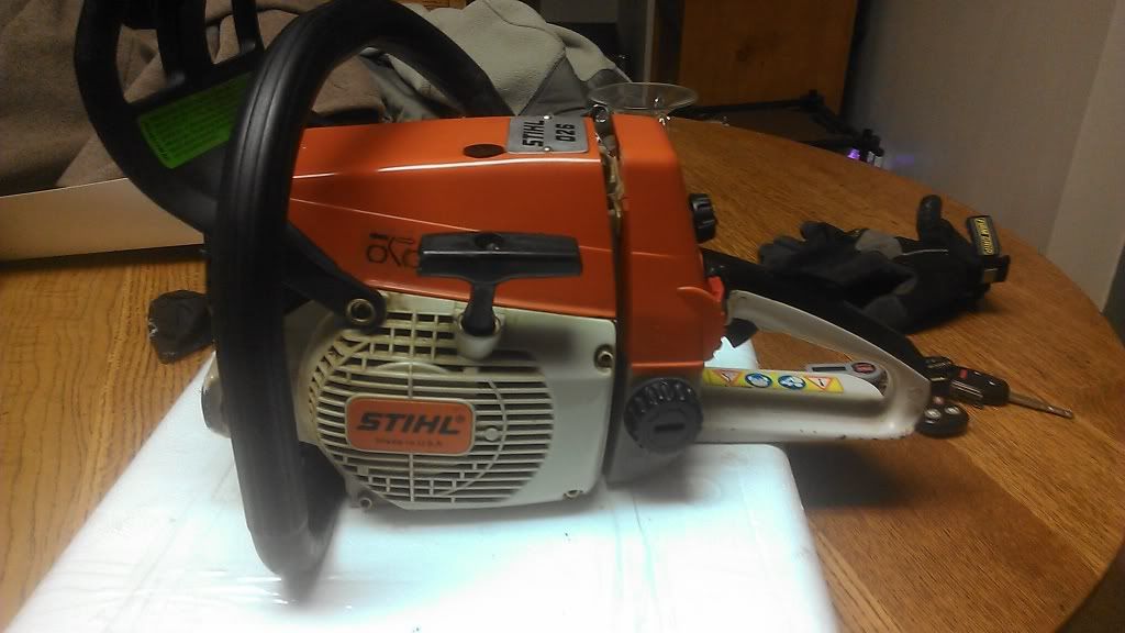 Stihl chainsaw serial number location