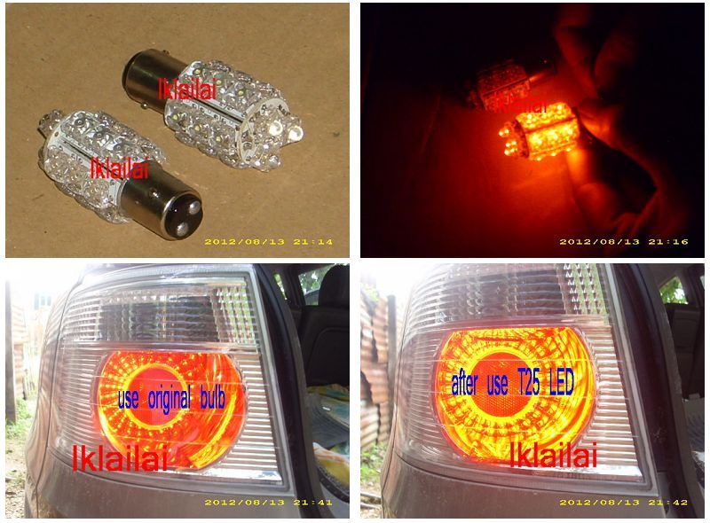 SUPERBRIGHTT2518LEDBrakeLightTailLampUseRedWhite-.jpg SUPER BRIGHT T25 18 LED Brake Light Tail Lamp Use [Red,White]-1