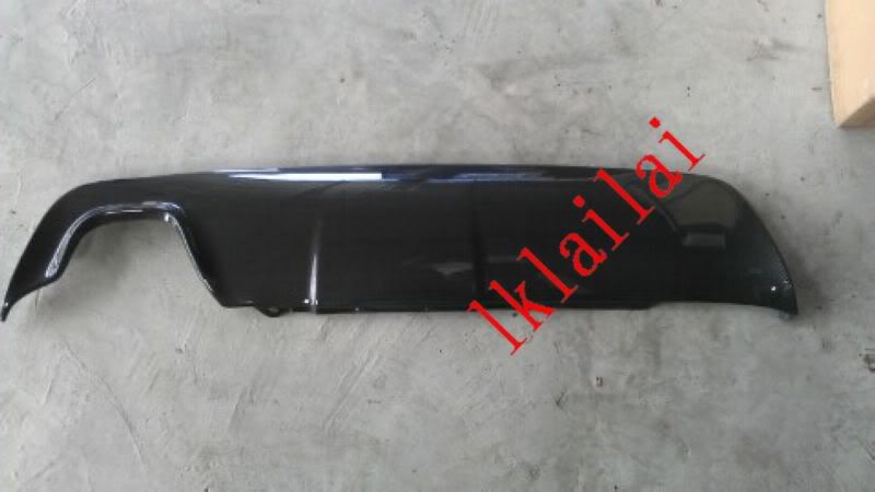 Bmw e60 m sport rear bumper diffuser #7