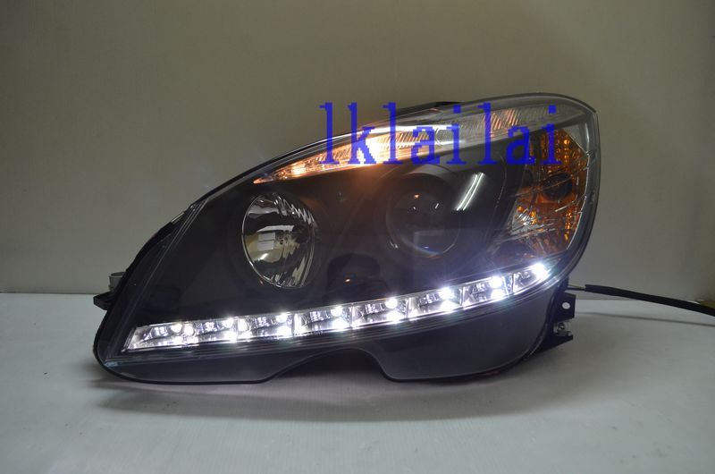 SONAR Mercedes Benz W204 `07 Head Lamp Projector Black DRL+Motor photo SONARMercedesBenzW20407HeadLampProjectorBlackDRLMotor-1_zpsd3c53a4c.jpg