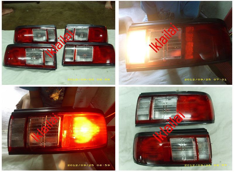 NISSANSENTRAB13CrystalTailLampRedClear.jpg NISSAN SENTRA B13 Crystal Tail Lamp [Red Clear ]