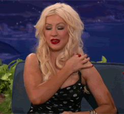 Christina Aguilera gif photo:  Conan2.gif