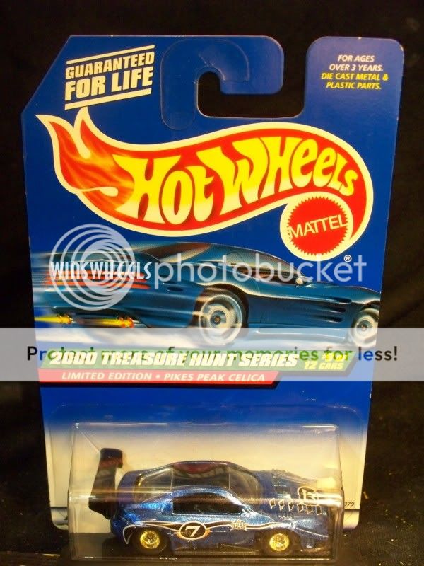 hot wheels 2000 TREASURE HUNT #57 PIKES PEAK CELICA #4  