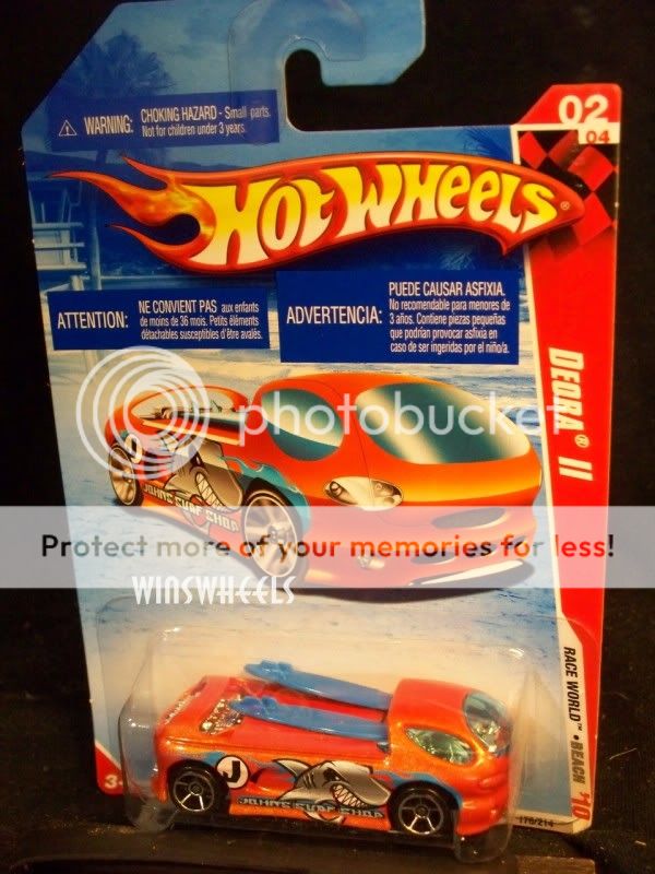 hot wheels 2010 #176 214 2 DEORA ORANGE INTL  