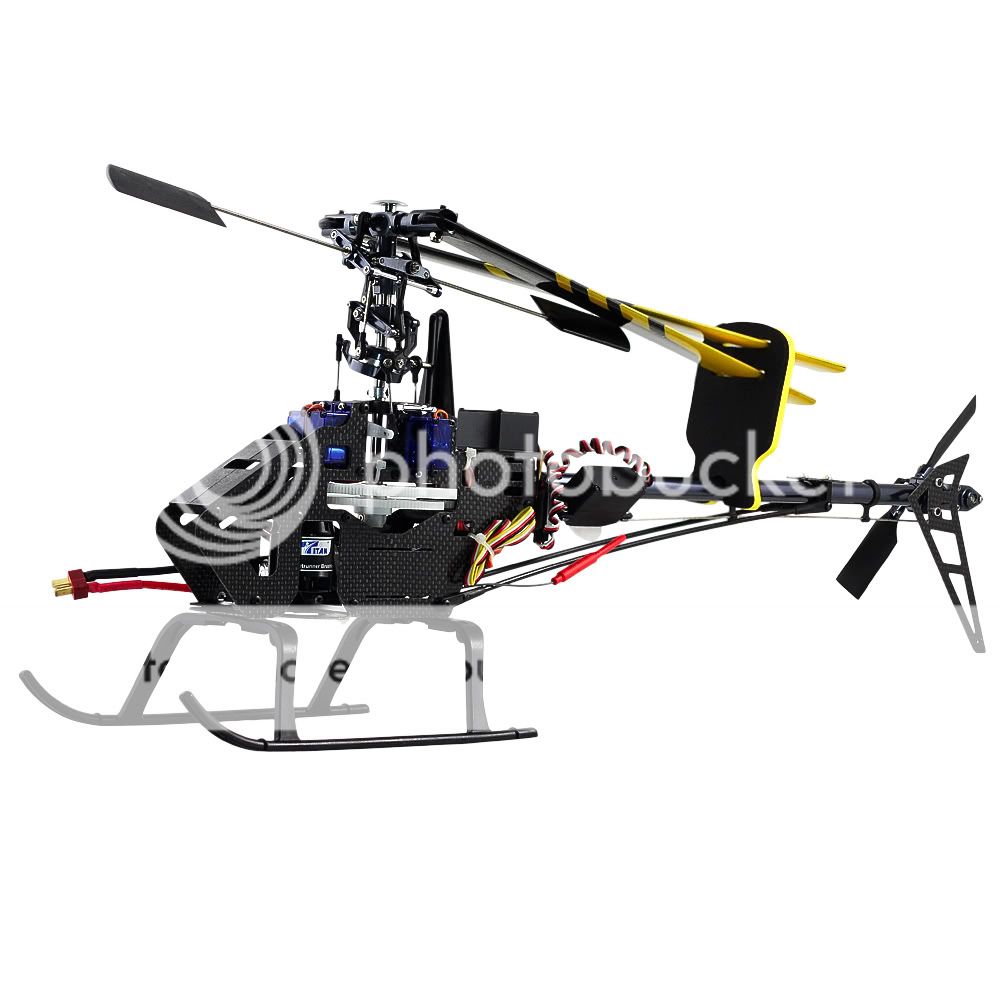 Titan 450 PRO Carbon RC Helicopter RTF TREX 6CH 3D FLY